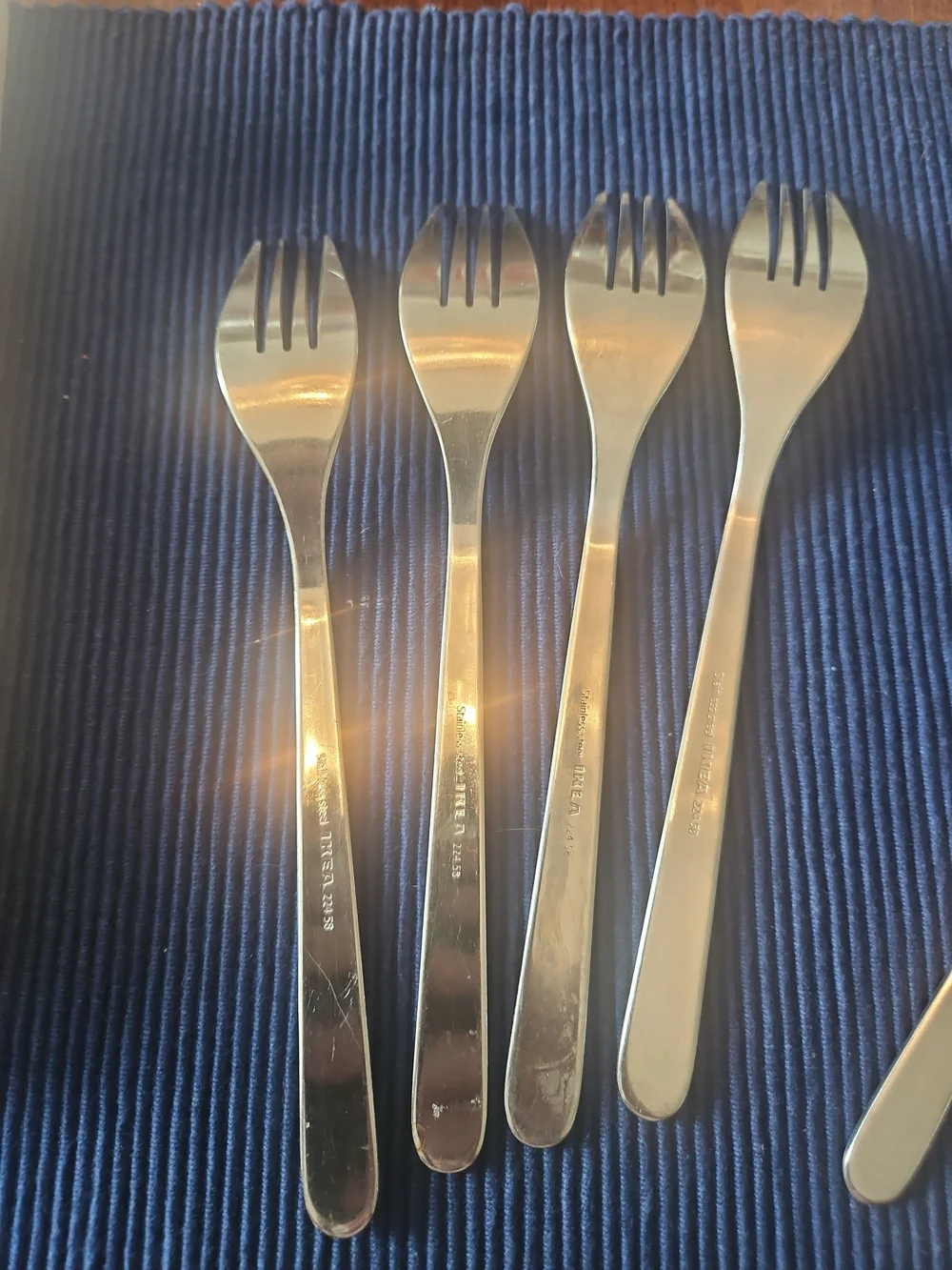IKEA Stainless Steel Forks with Silver Finish