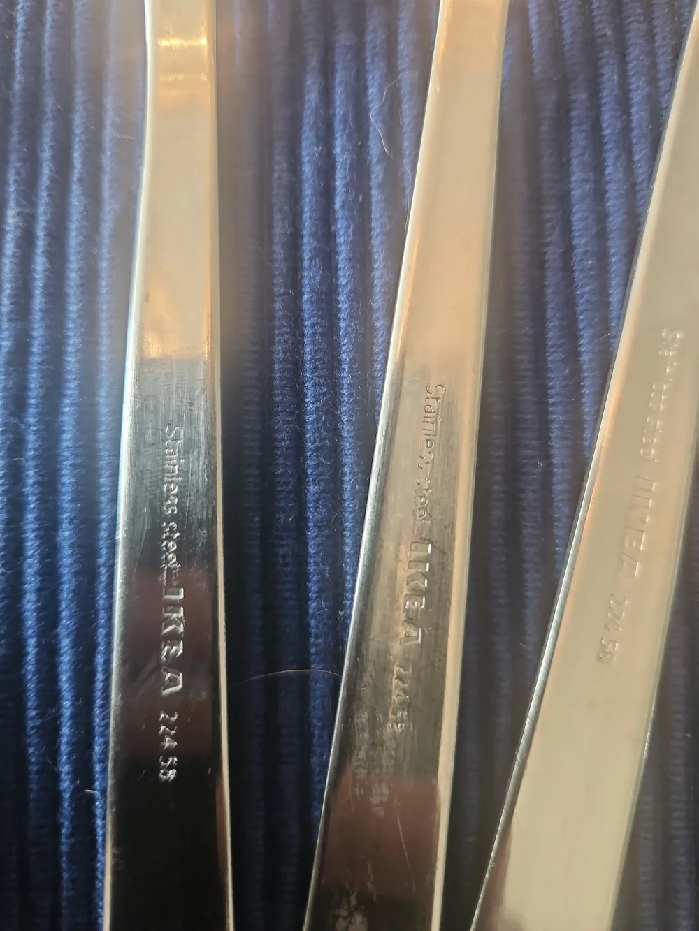IKEA Stainless Steel Forks with Silver Finish