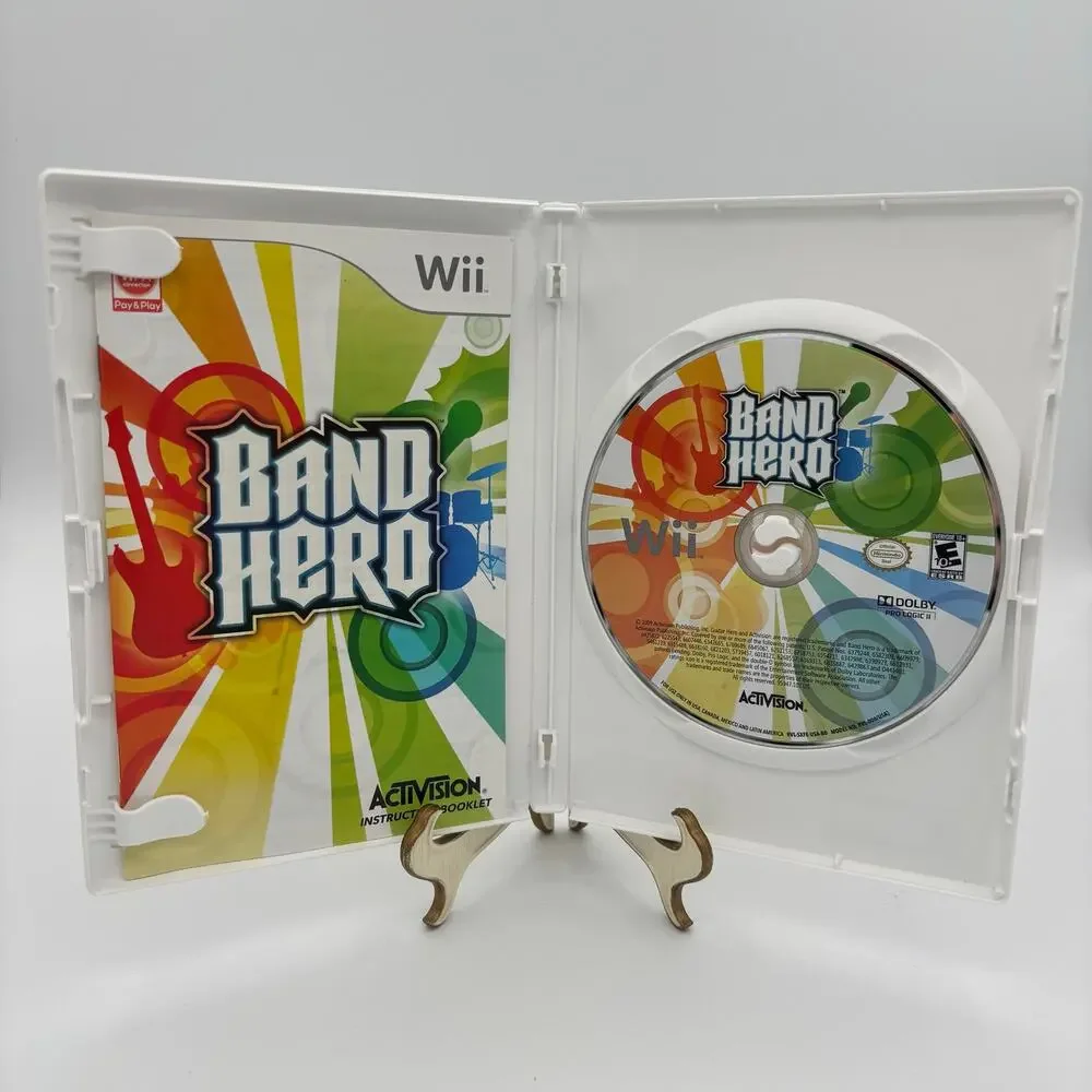 Band Hero (Nintendo Wii, 2009) CIB w/ Manual - CLEANED & TESTED
