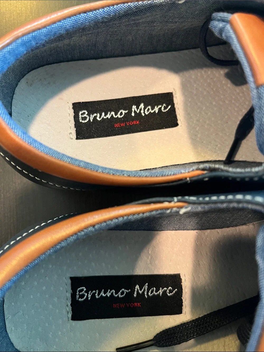 Bruno Marc loafers navy