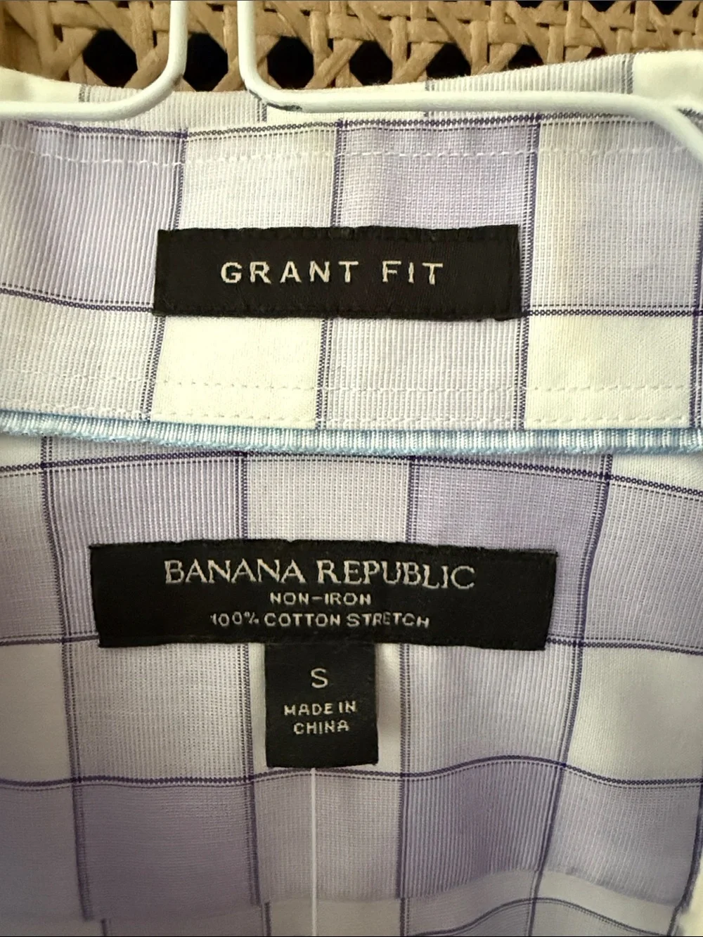 Banana Republic crisp button