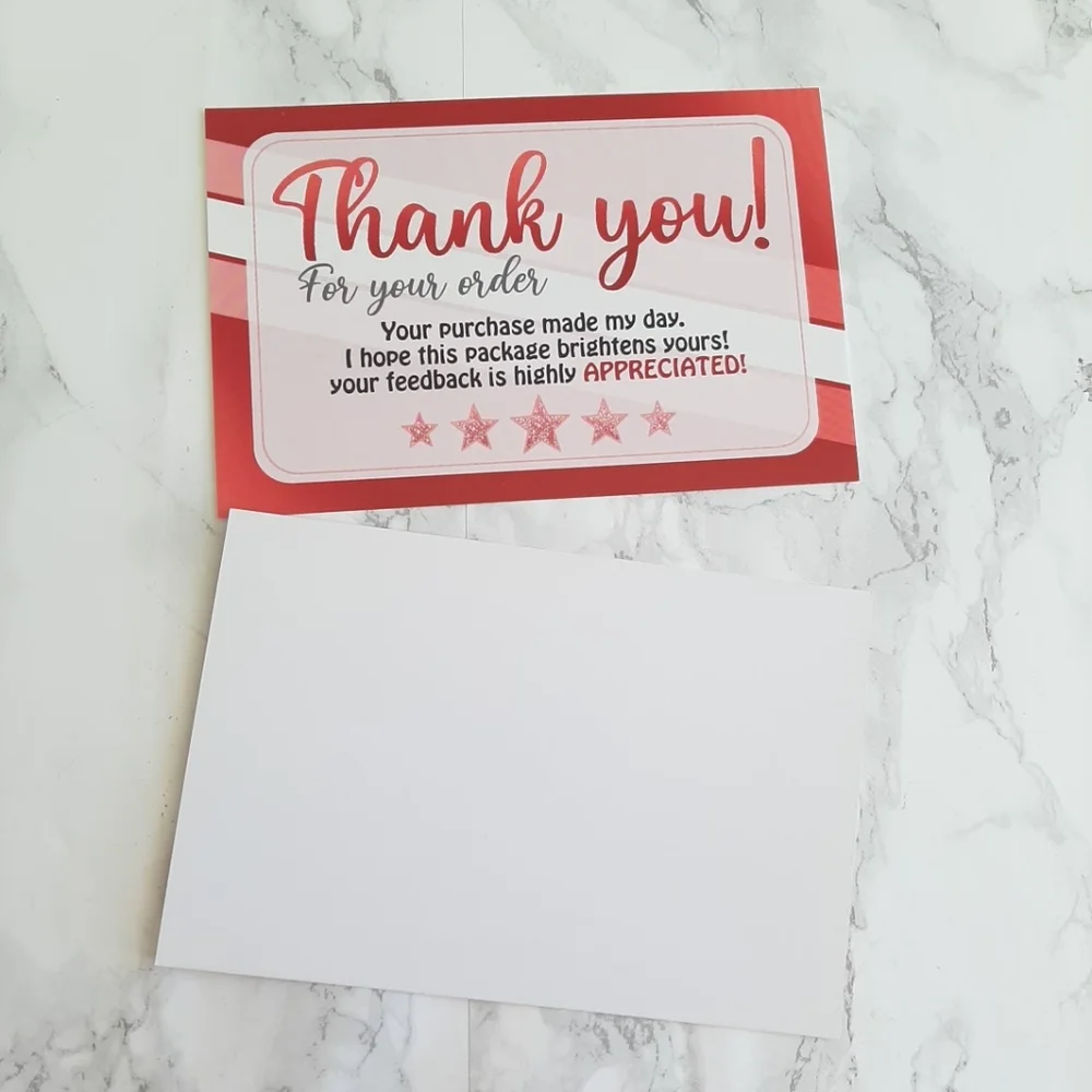 50 Thank You Cards Assorted