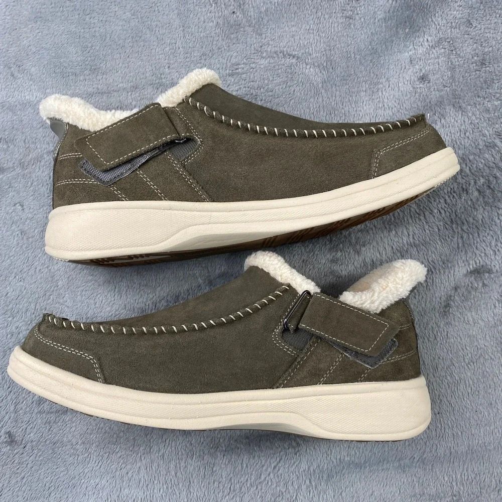 Orthofeet leather slippers