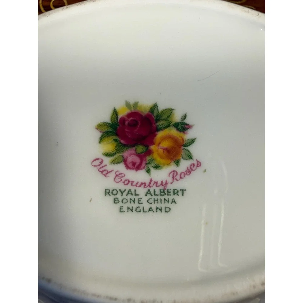 Vintage‎ Royal Albert Old Country Roses Ring Dish
