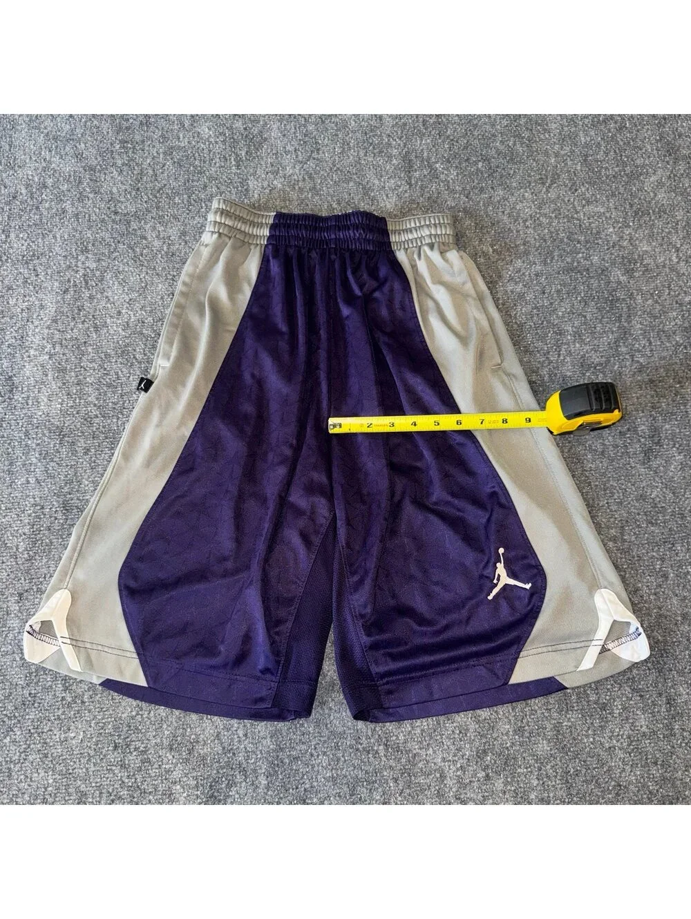 Nike Air Jordan Grail Purple Baggy Hoop Shorts Mens MD Vtg y2k 90s Rare
