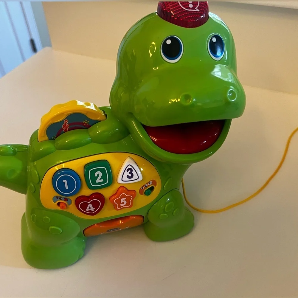 V-TECH COUNT & CHOMP DINO COUNTING FOOD COLORS, SHAPES AND SOUNDS
