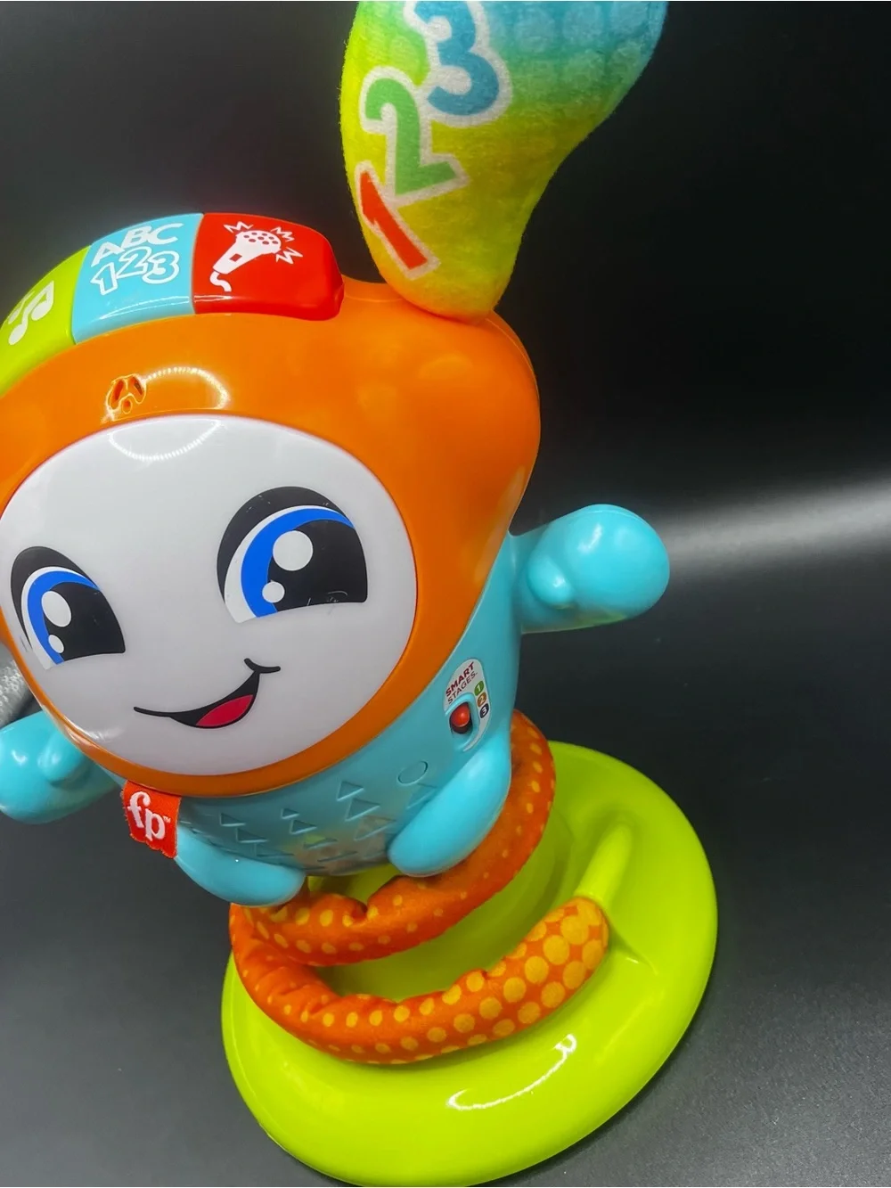 Fisher-Price DJ Bouncin' Beats Interactive Musical Singing Learning Toy ABC 123