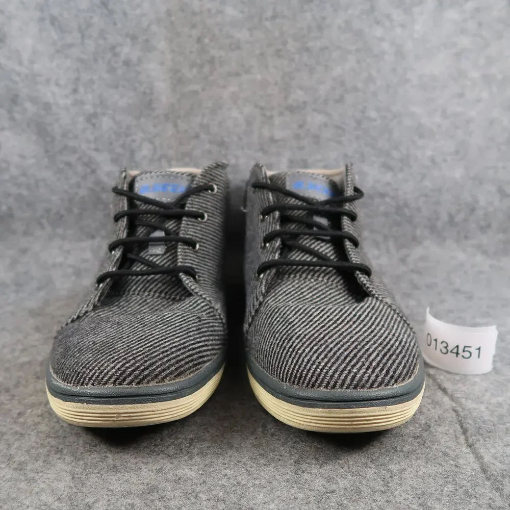 S.Seek Shoes Mens 8 Chukka Boot Sneakers Lace Up Casual Lifestyle Grey Trainer