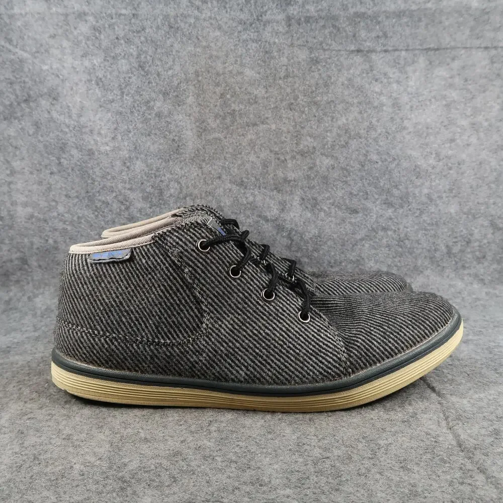 S.Seek Shoes Mens 8 Chukka Boot Sneakers Lace Up Casual Lifestyle Grey Trainer