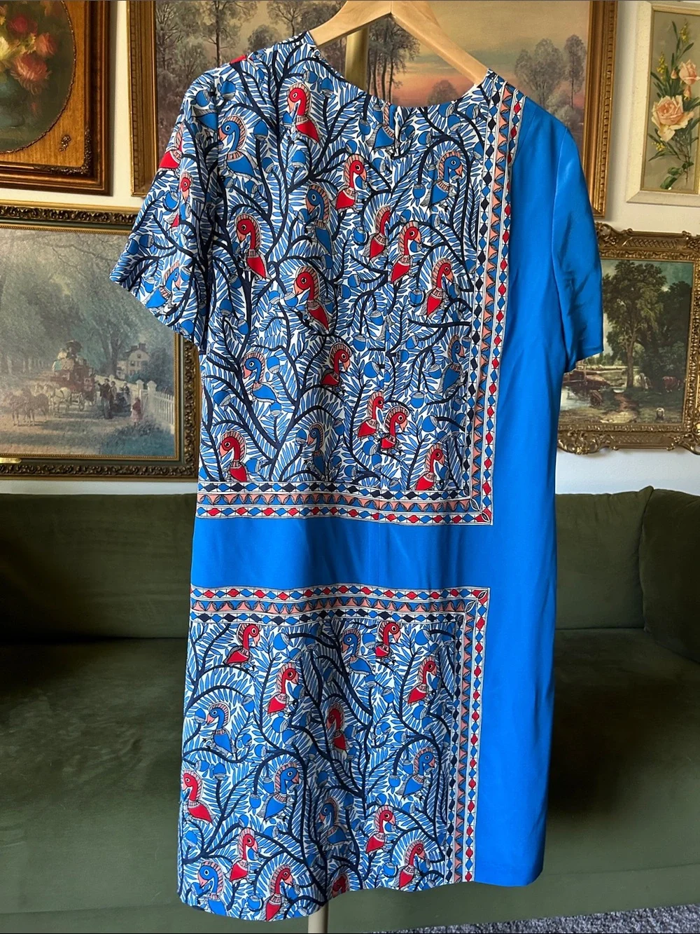 Tory Burch bold blue