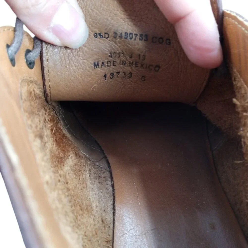 Frye Mens Paul Chukka Leather Brown Boots Shoes Size 8.5 Classic Work Distressed