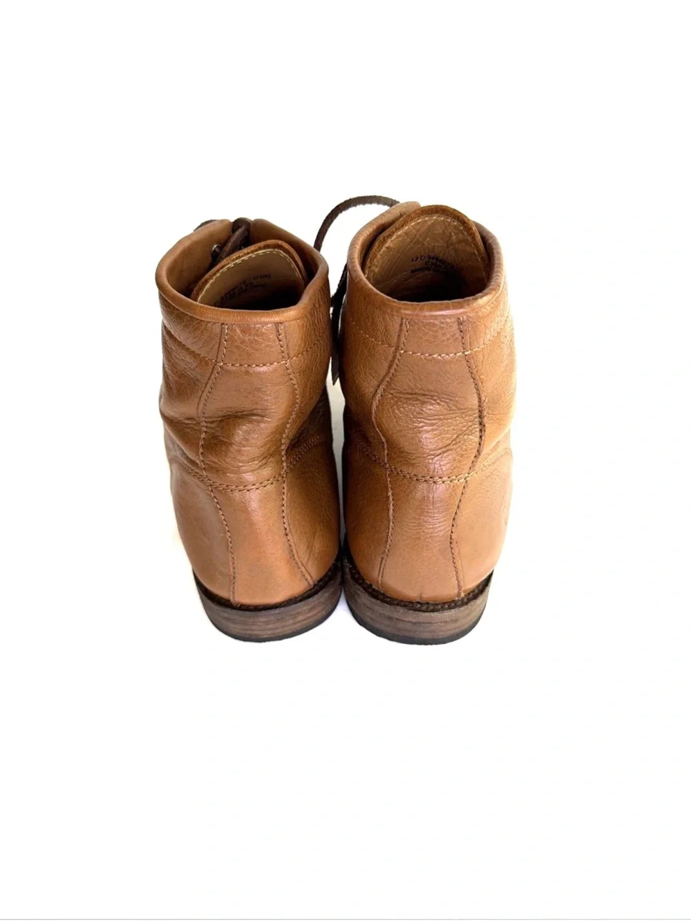 FRYE Tyler Cognac Brown Leather Chukka Boots Men Size 12 D Made in Mexico