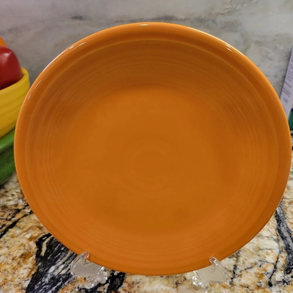 Classic Rim 7 1/4 Inch Salad Plate TANGERINR
