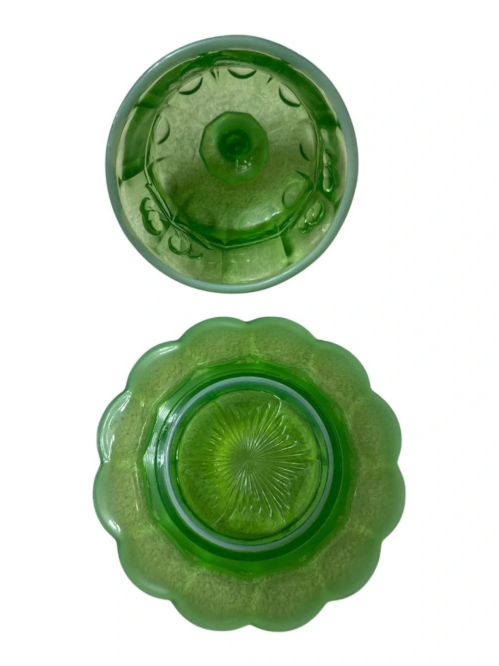 Mosser Glass vintage green