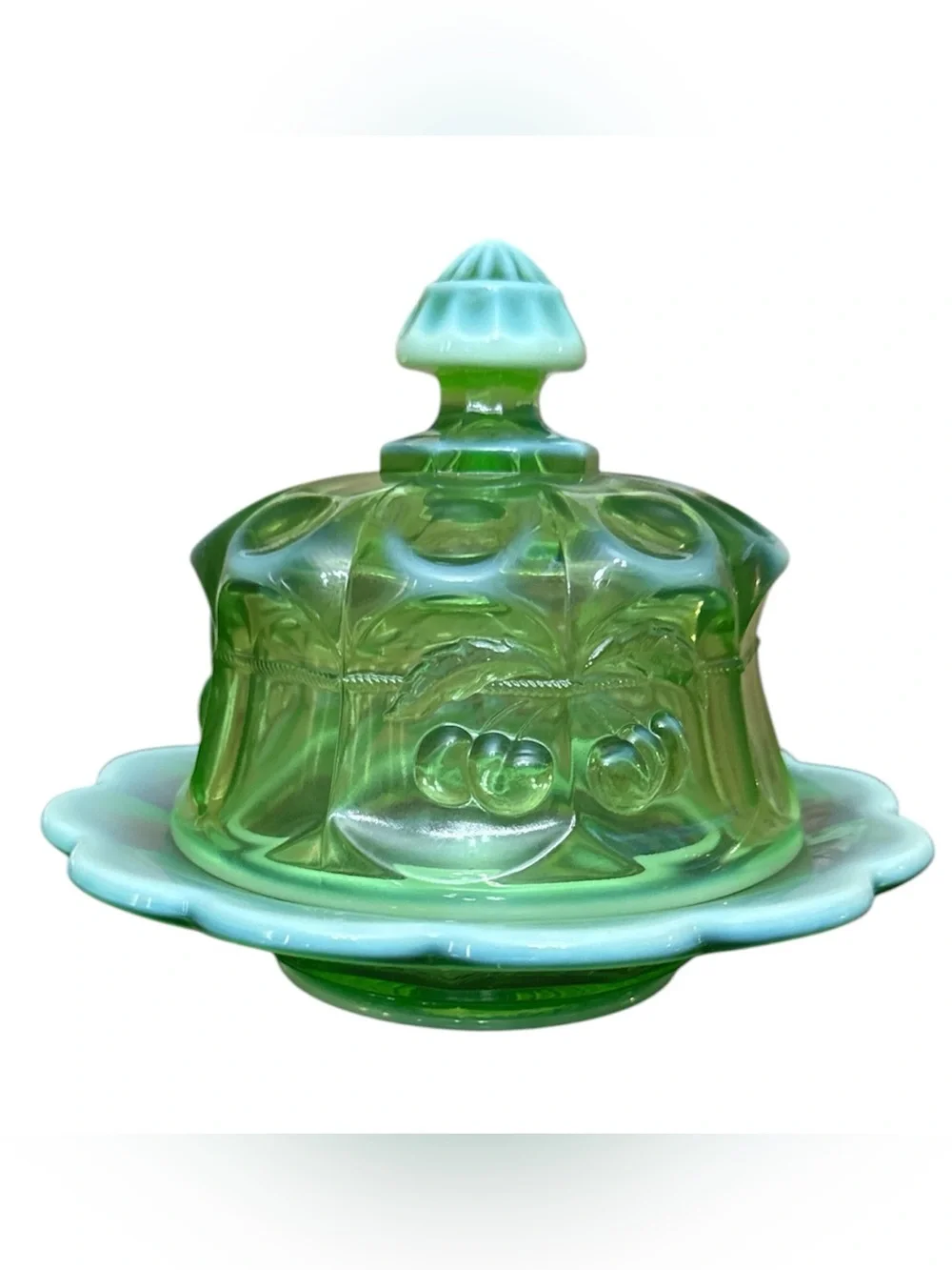 Mosser Glass vintage green