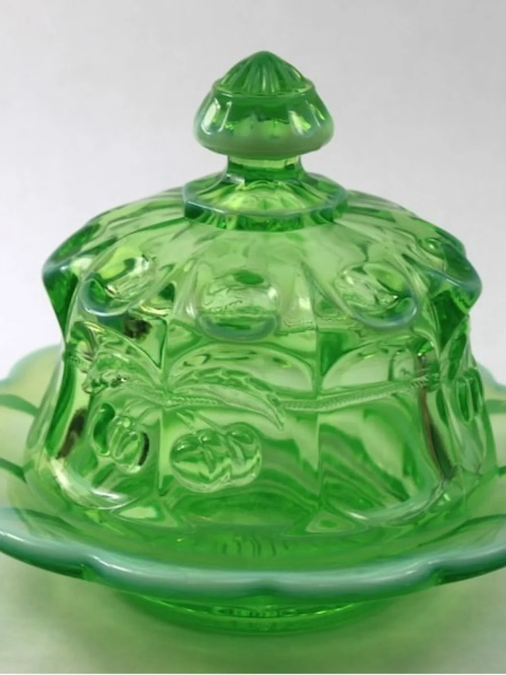 Mosser Glass vintage green