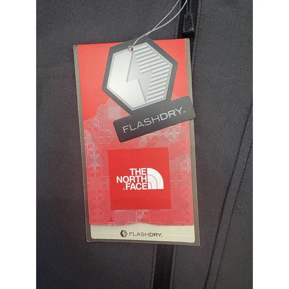 The North Face Men's XL RDT Softshell Jacket Black Heather Flashdry Full Zip NWT