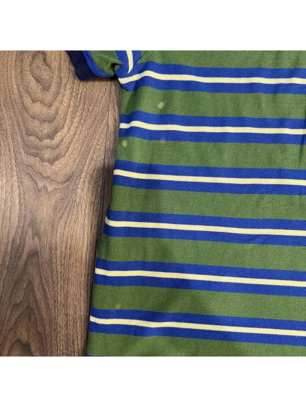 🌿 Vintage SaddleBred Striped Polo | Preppy Y2K Rugby Grandpa Core 🌿
