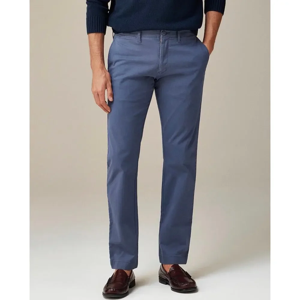 J. Crew 484 Slim-fit stretch chino pant in Dusty Navy size 33/30
