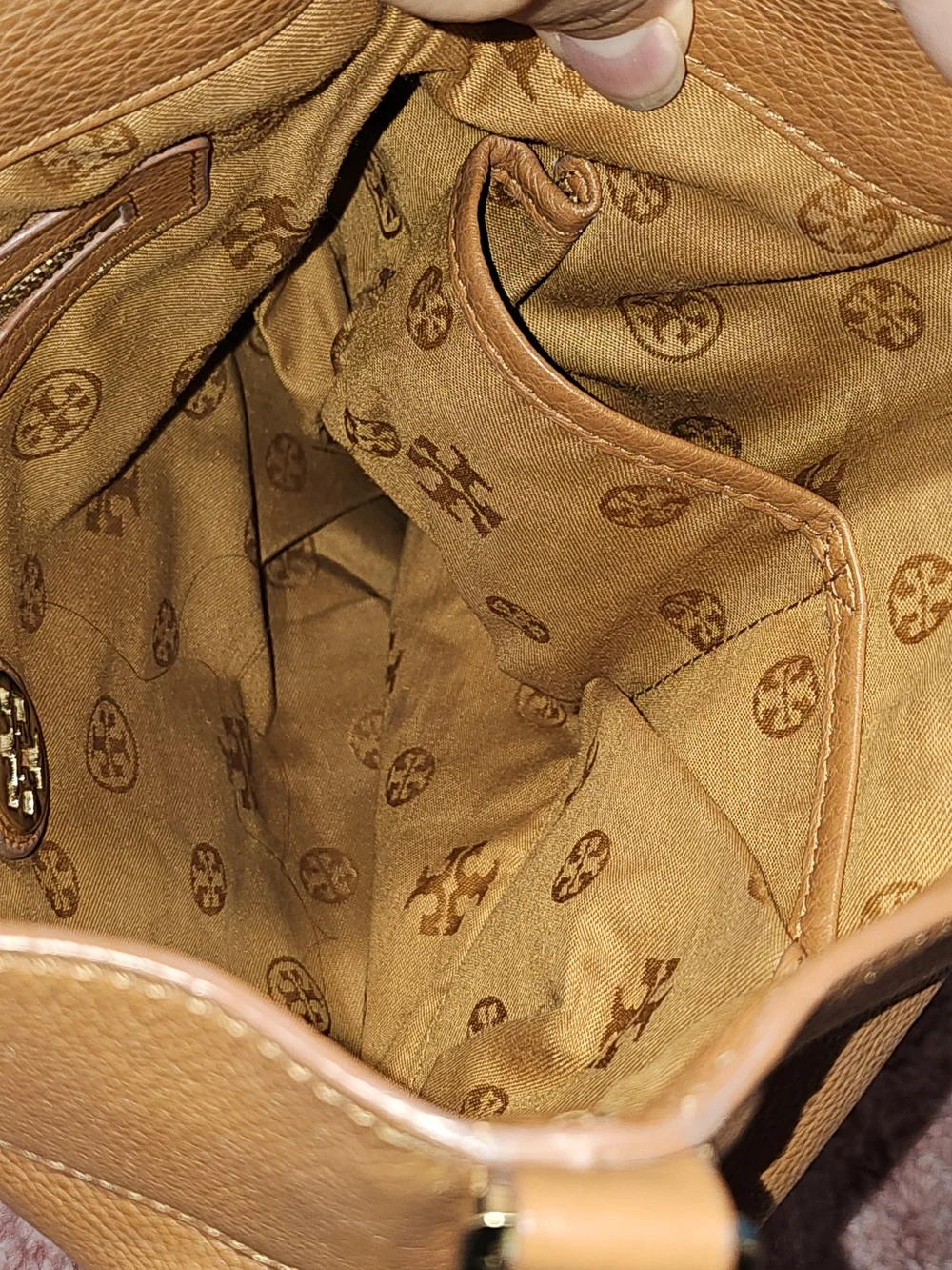 Tory Burch elegant camel