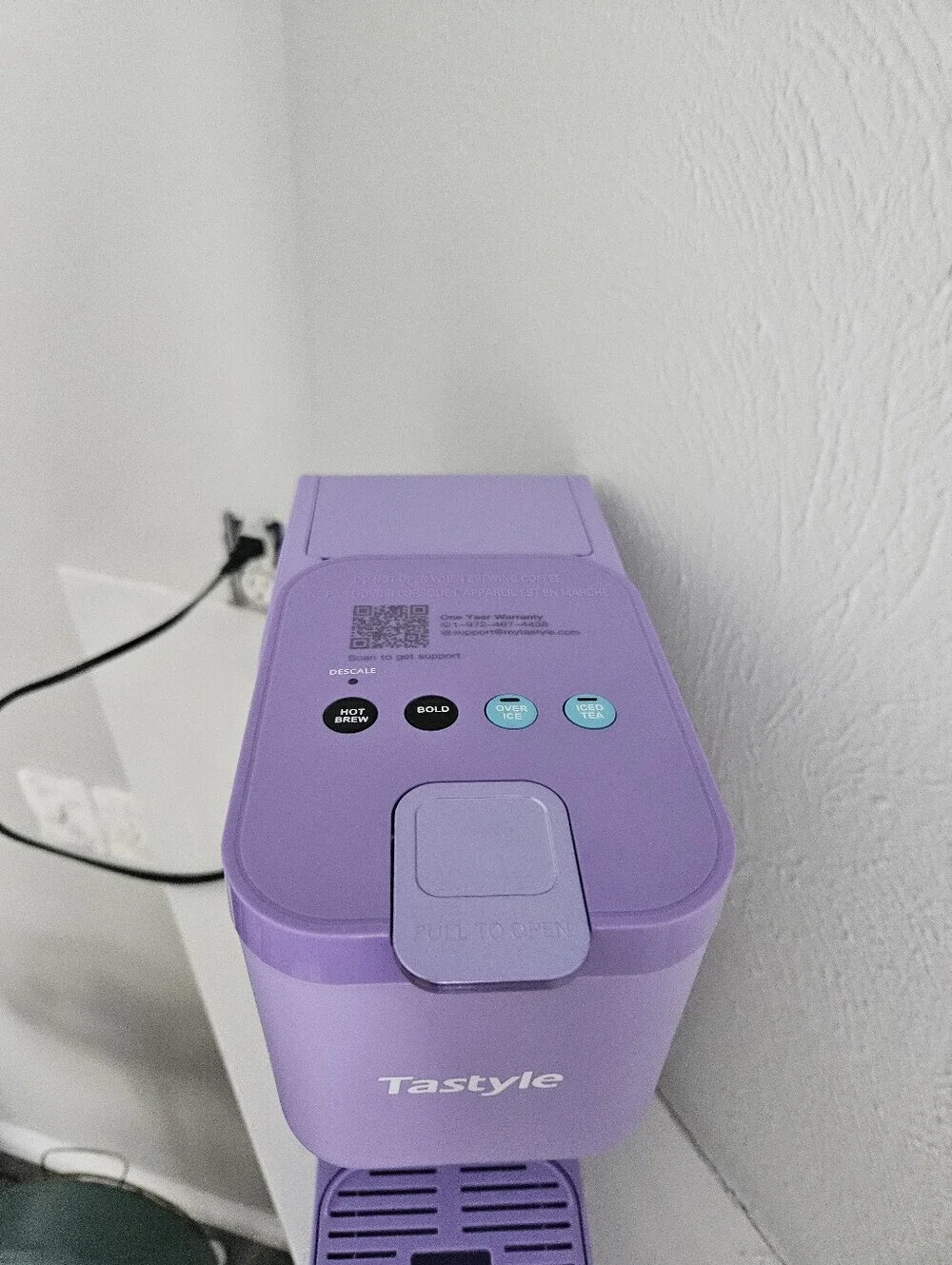 NWOT Tastyle Any Brew Mini Single Serve Coffee Maker- Purple