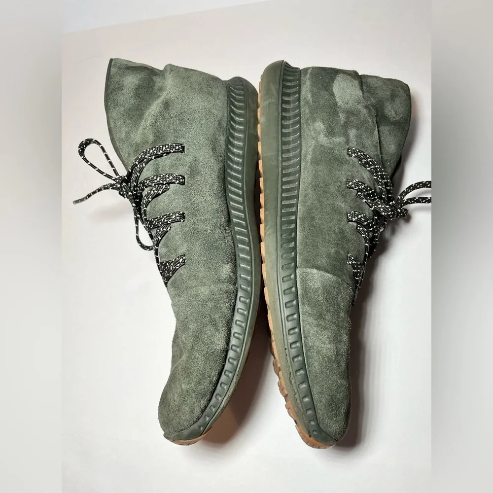 Underarmour Unique  Veloce Chukka Mid Suede Olive Green Causal Shoes  Mens 12