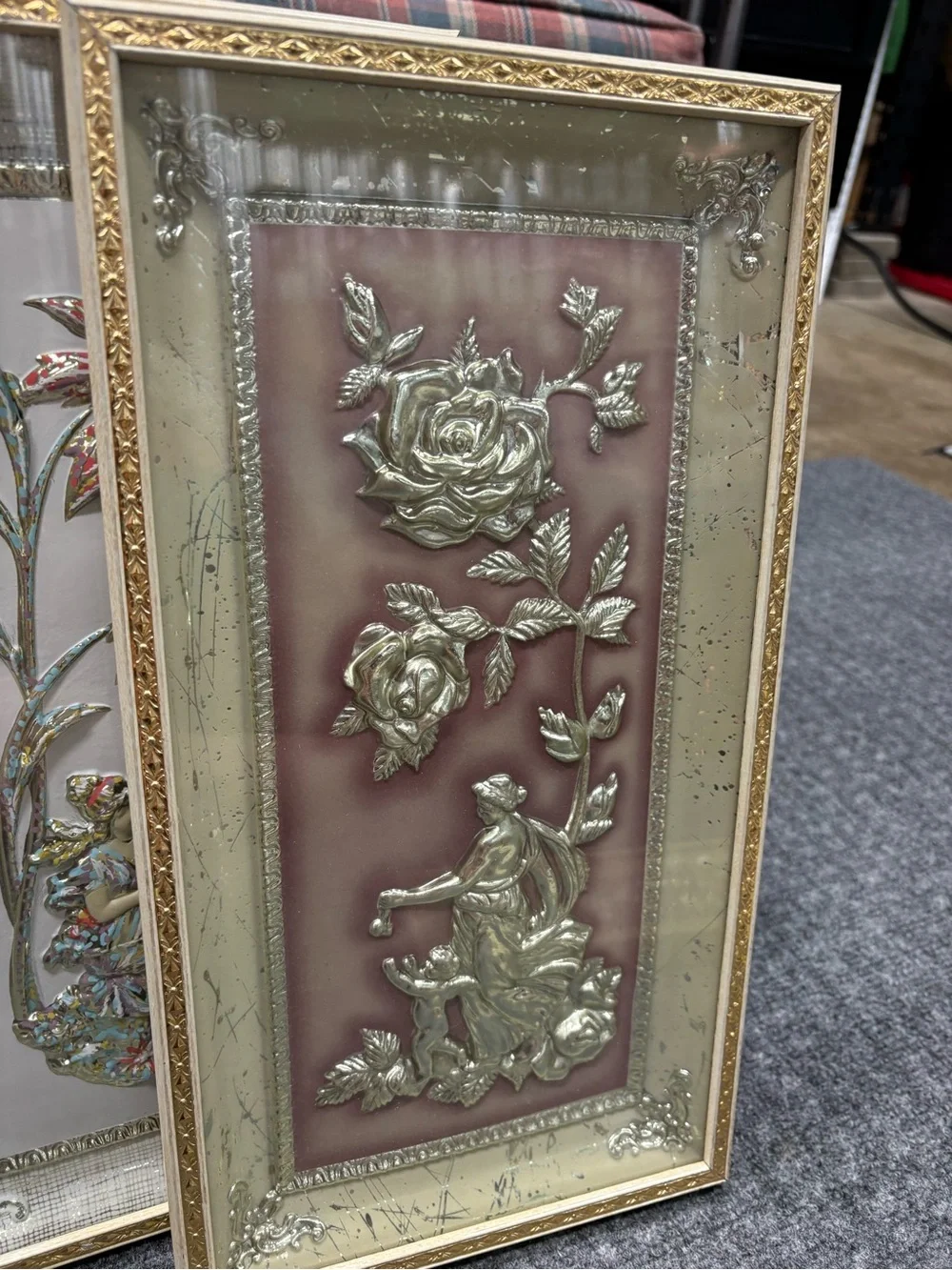 Ornate MCM Four Seasons by Metalart  3D Wall Art Vintage