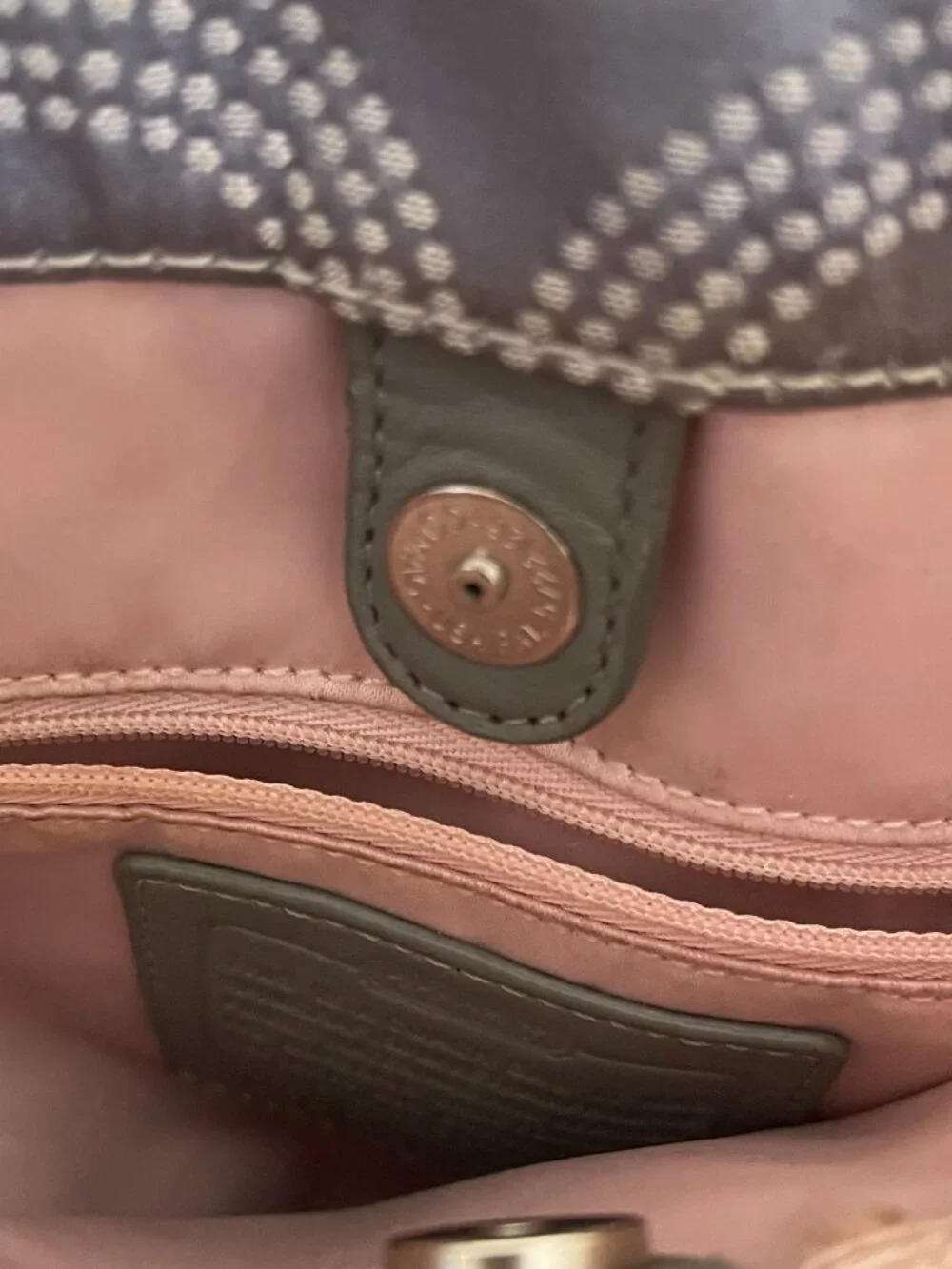 Coach Signature C Gray Medium Satchel Top Handle