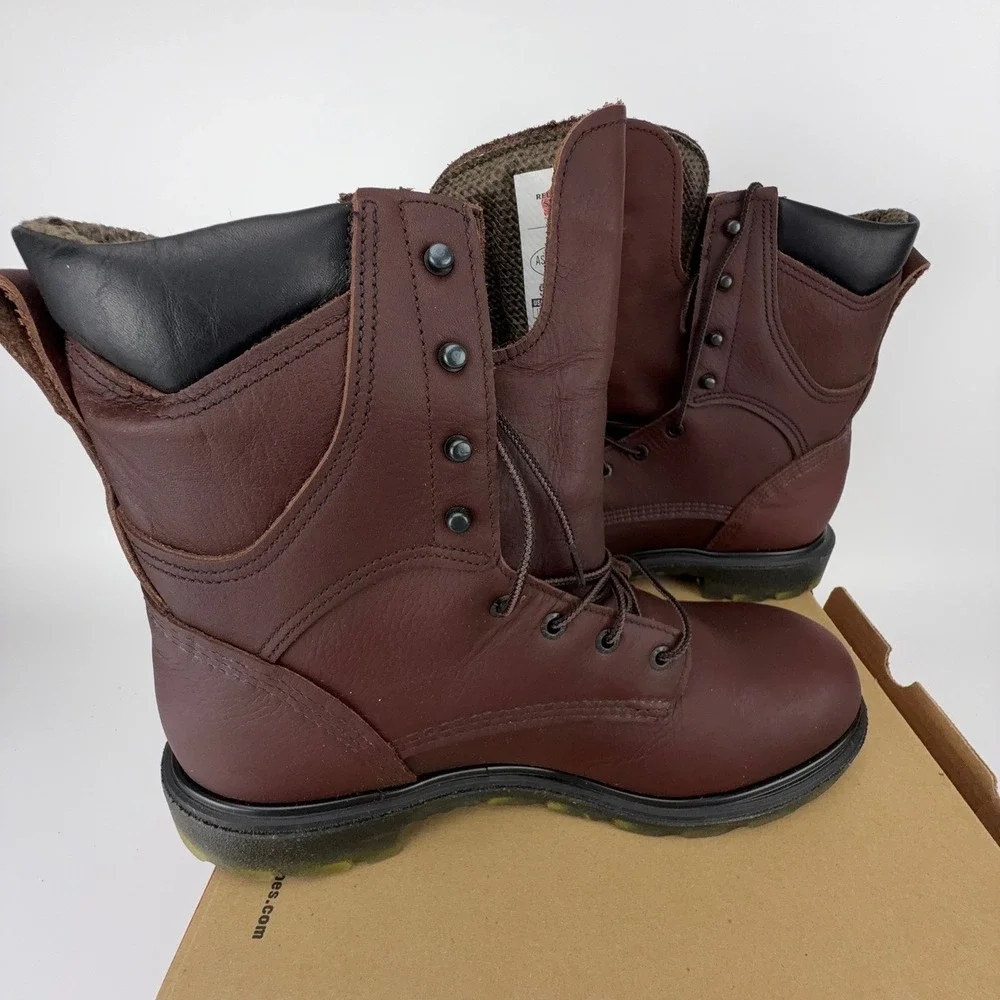 Red Wing SuperSole 8-Inch Waterproof Gore-Tex Boots Leather Mens 9D 914 NOS