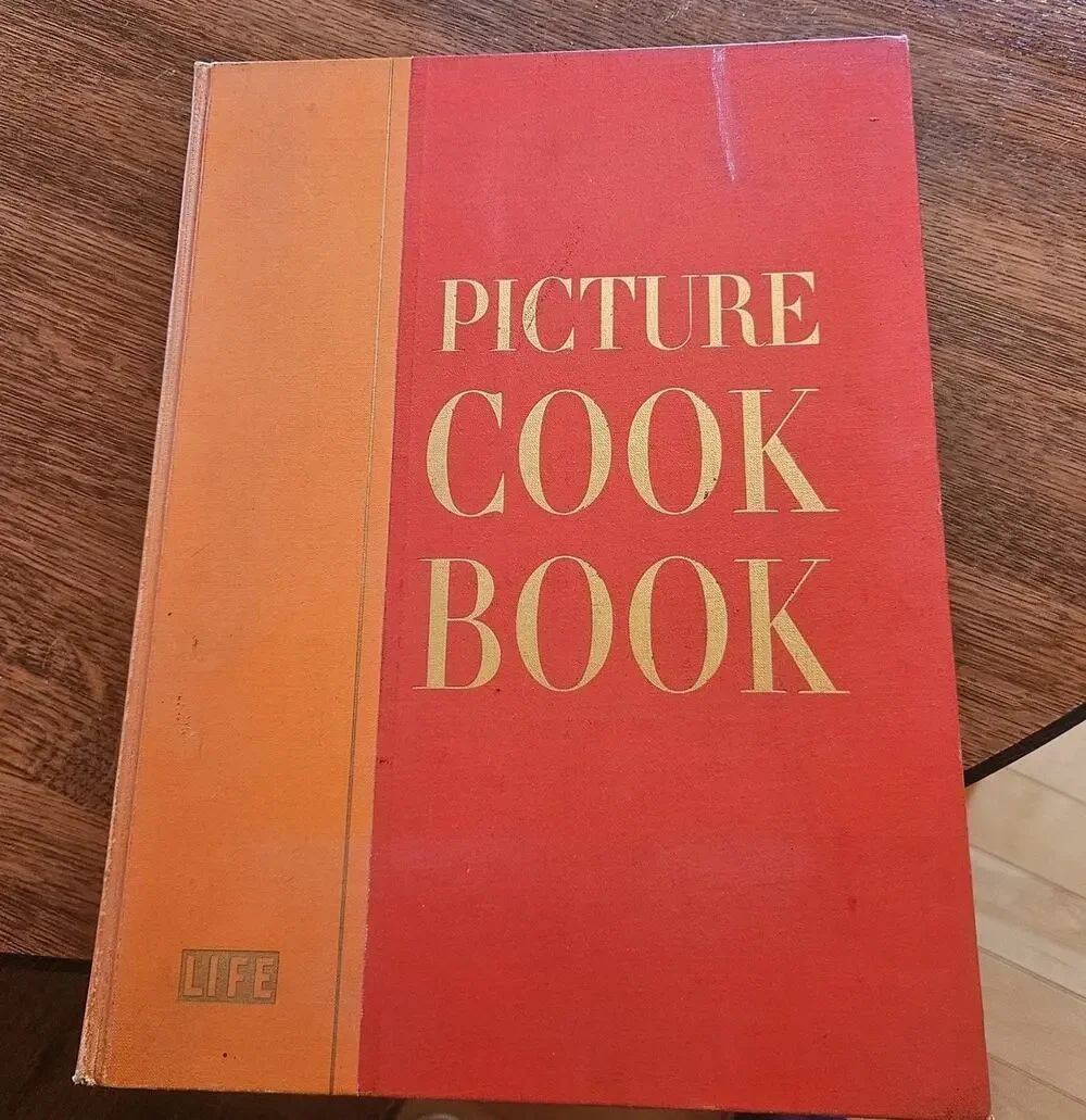 1958 LIFE Picture Cookbook Mid-century MCM Color Photos 1st Edition 14x10.5