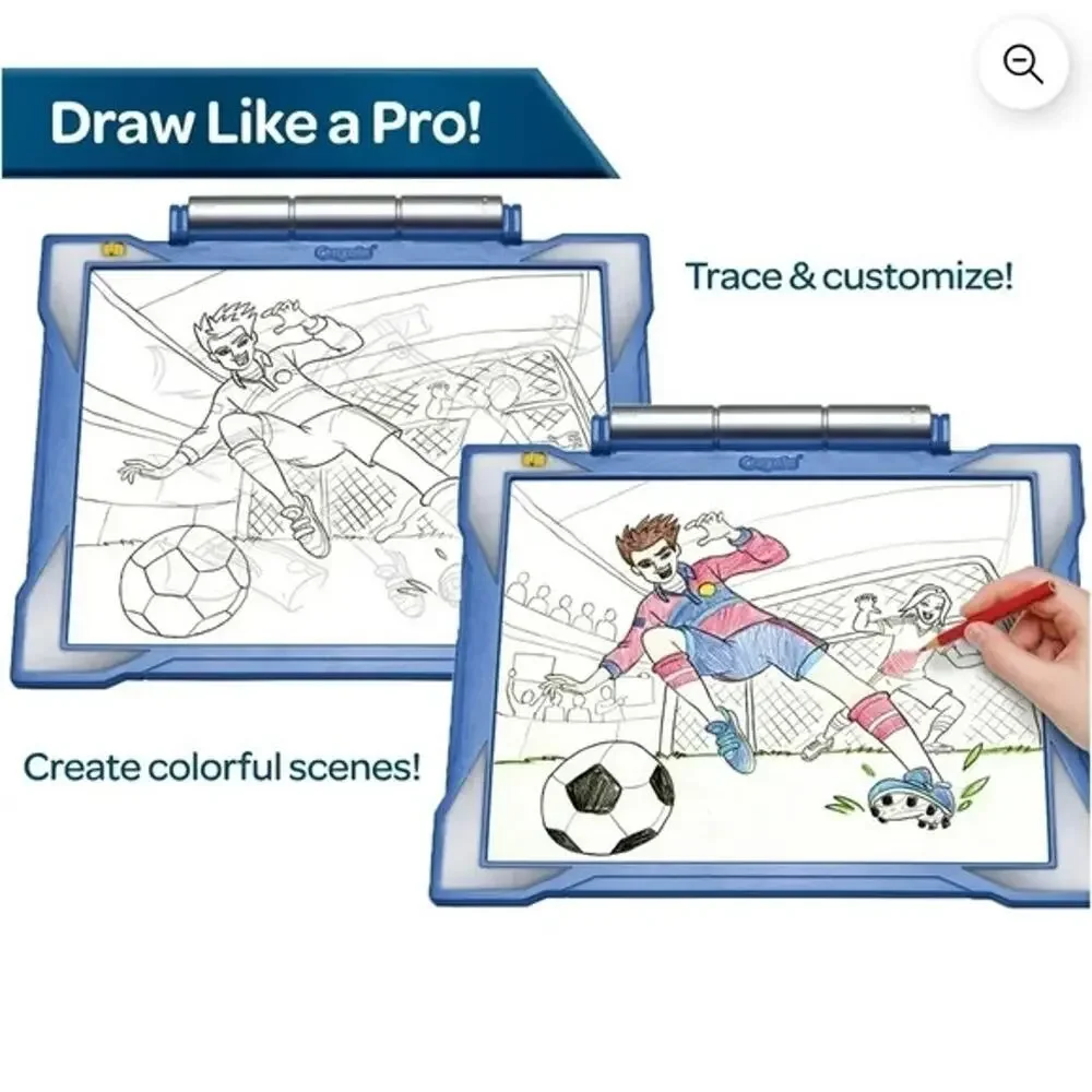 Crayola Light-Up Tracing Pad, Blue, Colored Pencils, Arts & Craft Supplies, Art