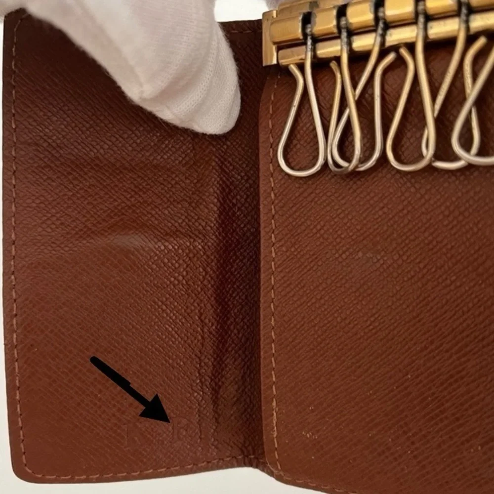 Louis Vuitton Monogram 6 Ring Key Case Circa 2008