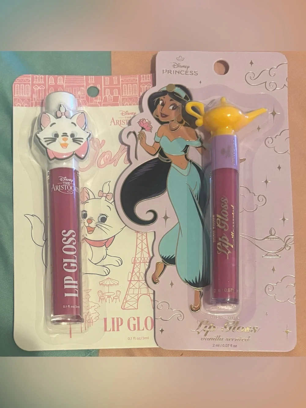 Disney Princess Lip Gloss Duo - Purple & Pink Shades