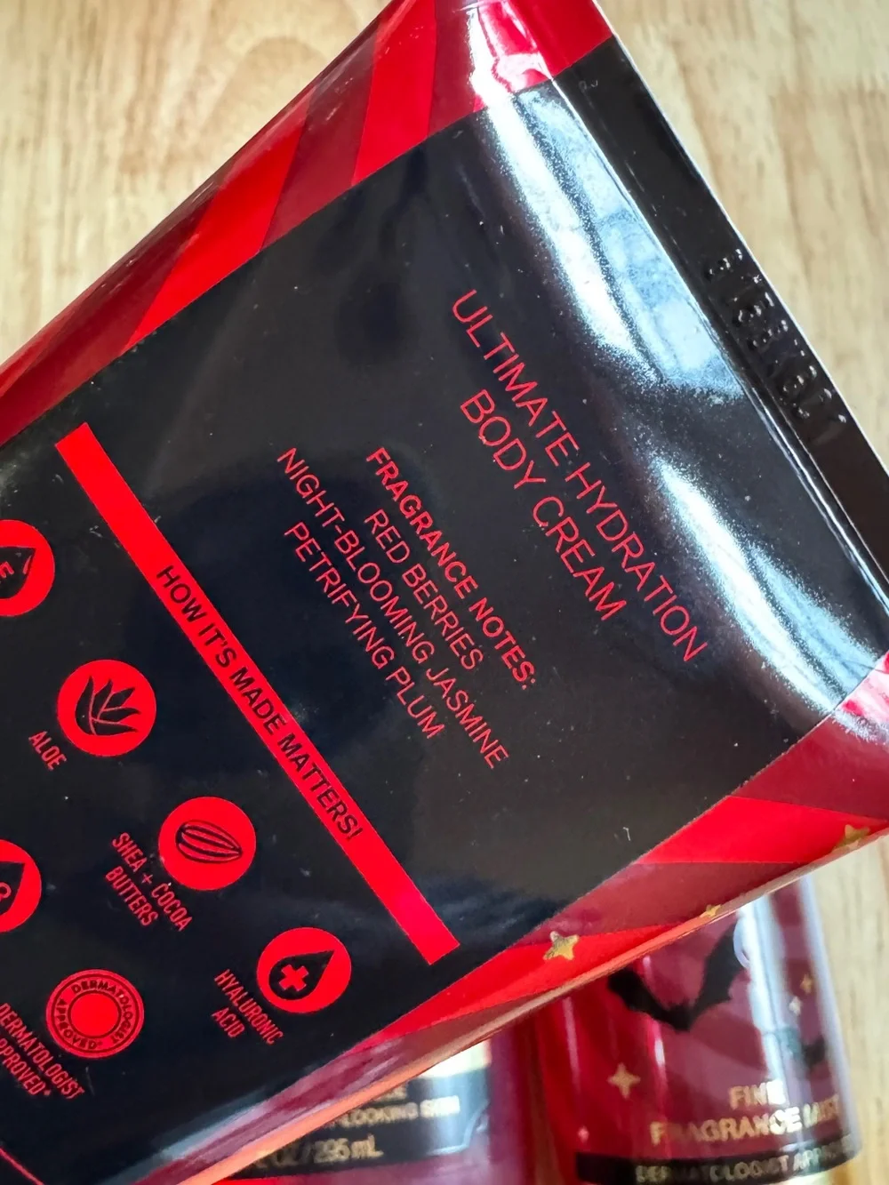 Bath & Body Works rich red