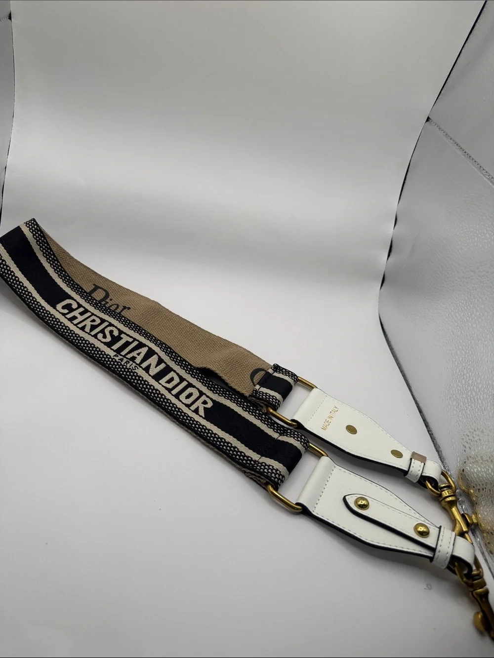 Dior removable shoulder