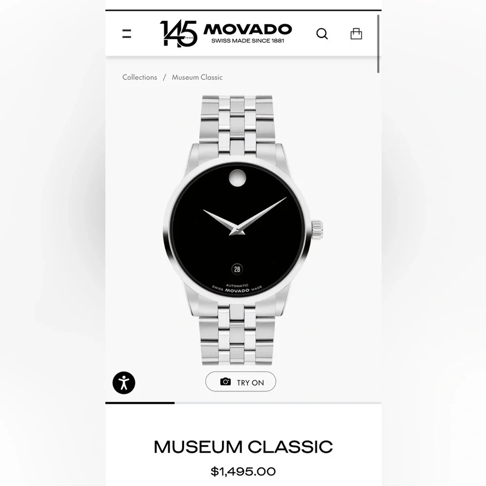 Movado authentic men