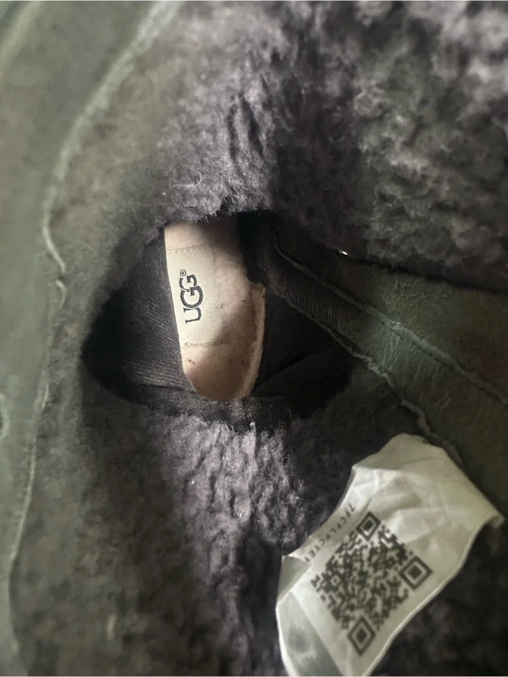 UGG grey wedge