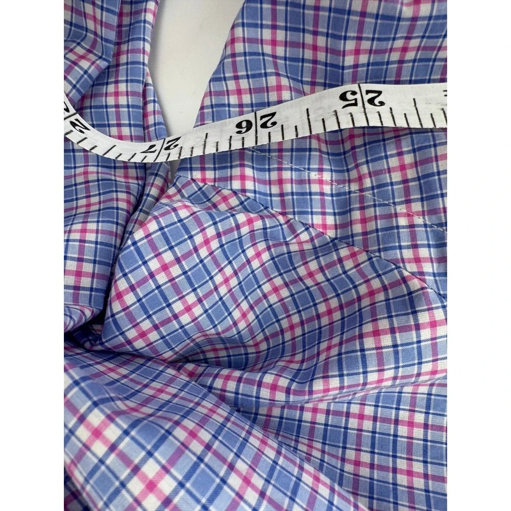 Polo Ralph Lauren Button Down Shirt‎ Mens XXL Blue Pink Plaid