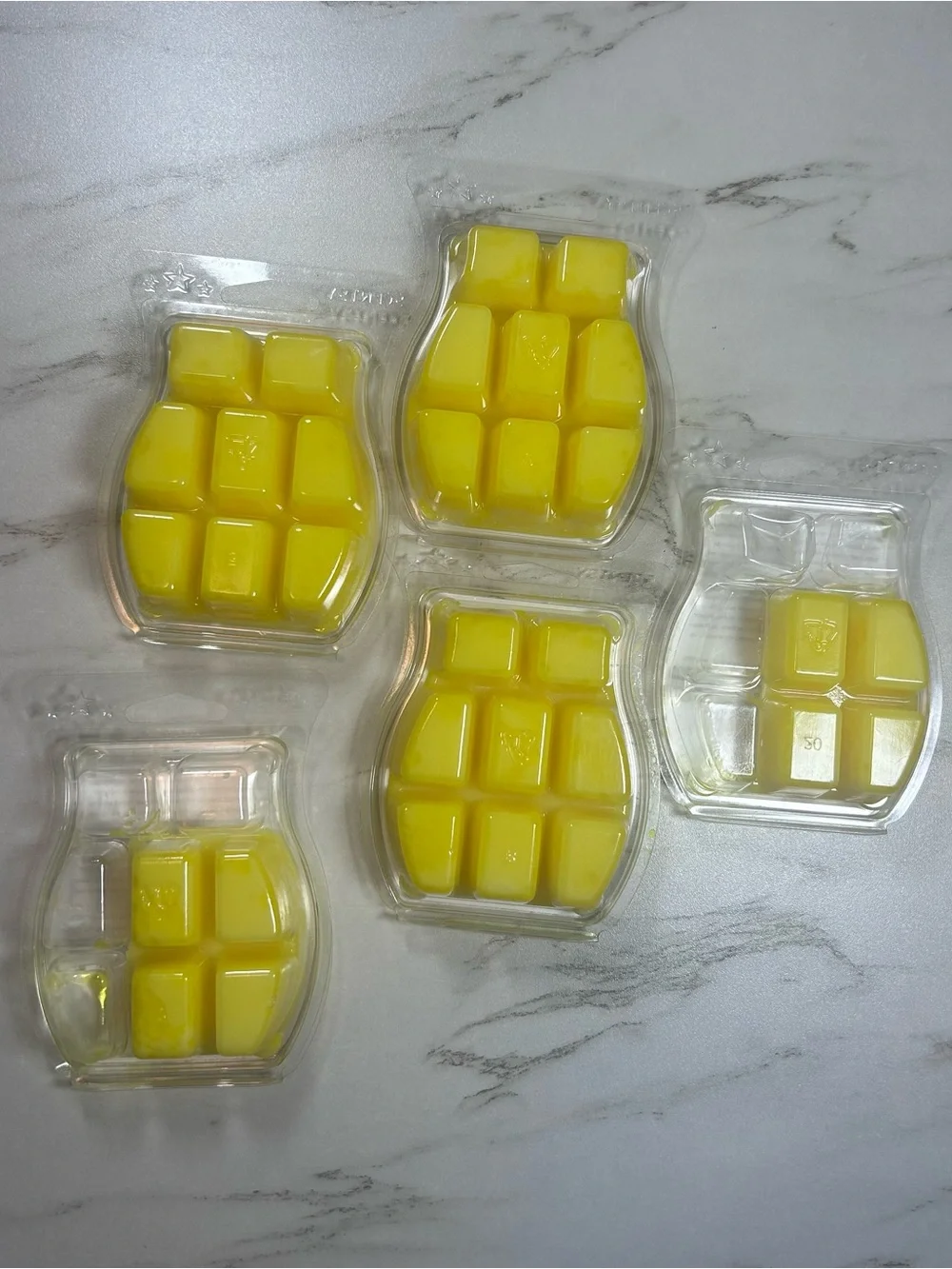 Scentsy Yellow Welcome, Summer! Wax Melt Bars - 5-Pack