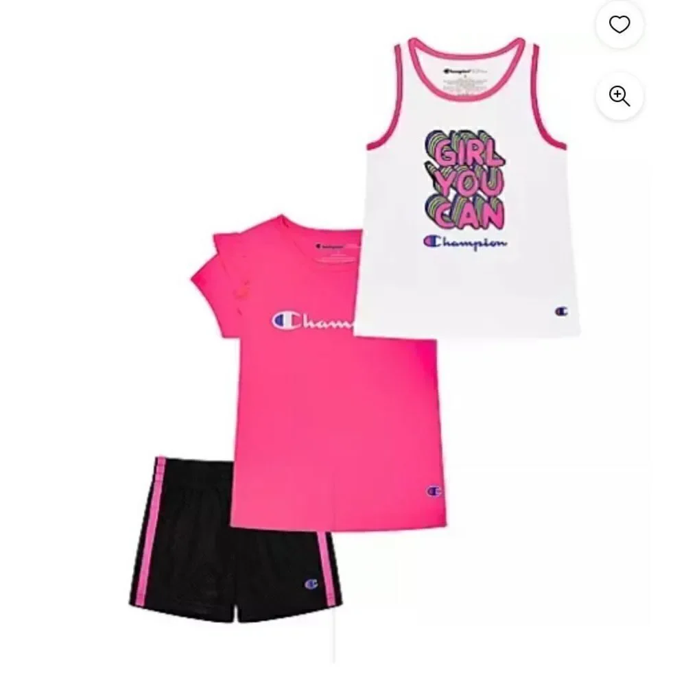 Champion Toddler Girls 3 Piece Active Set Size 18M