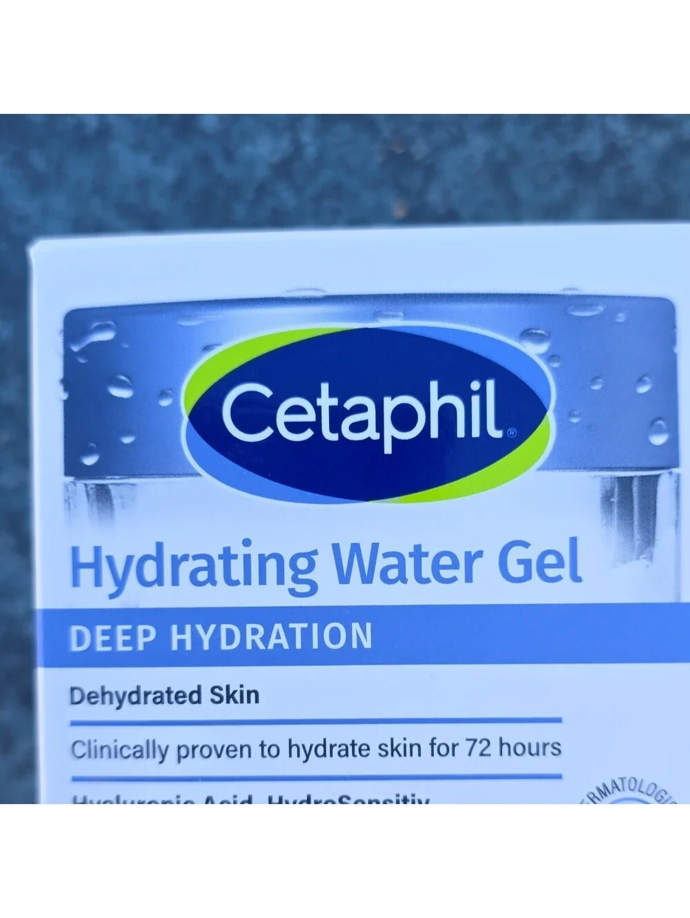 Cetaphil Hydrating Water Gel Moisturizer with Hyaluronic Acid for Face Daily Use