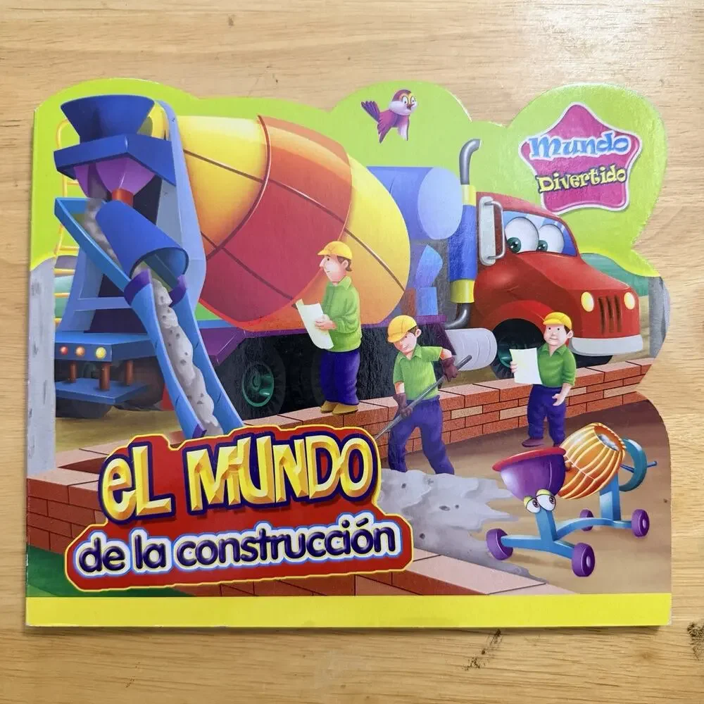 El Mundo de la Construccion Board Book Childrens Storybook in Spanish Espanol