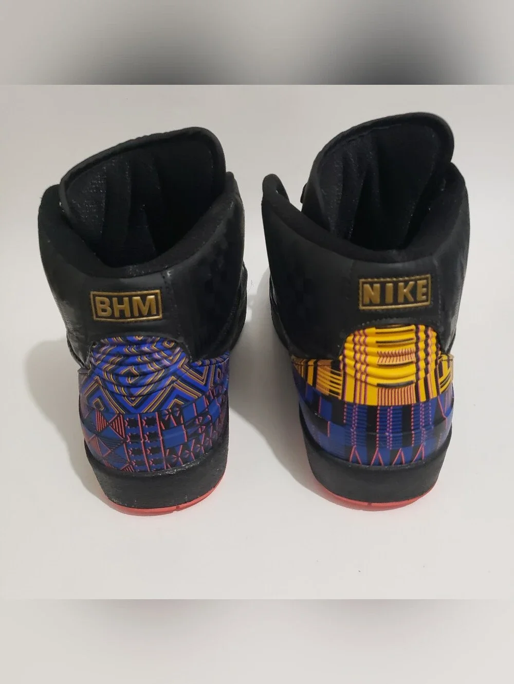 Air Jordan 2 Retro BHM Black History Month 2019 M’s Size 12 BQ7618-007 Well Kept