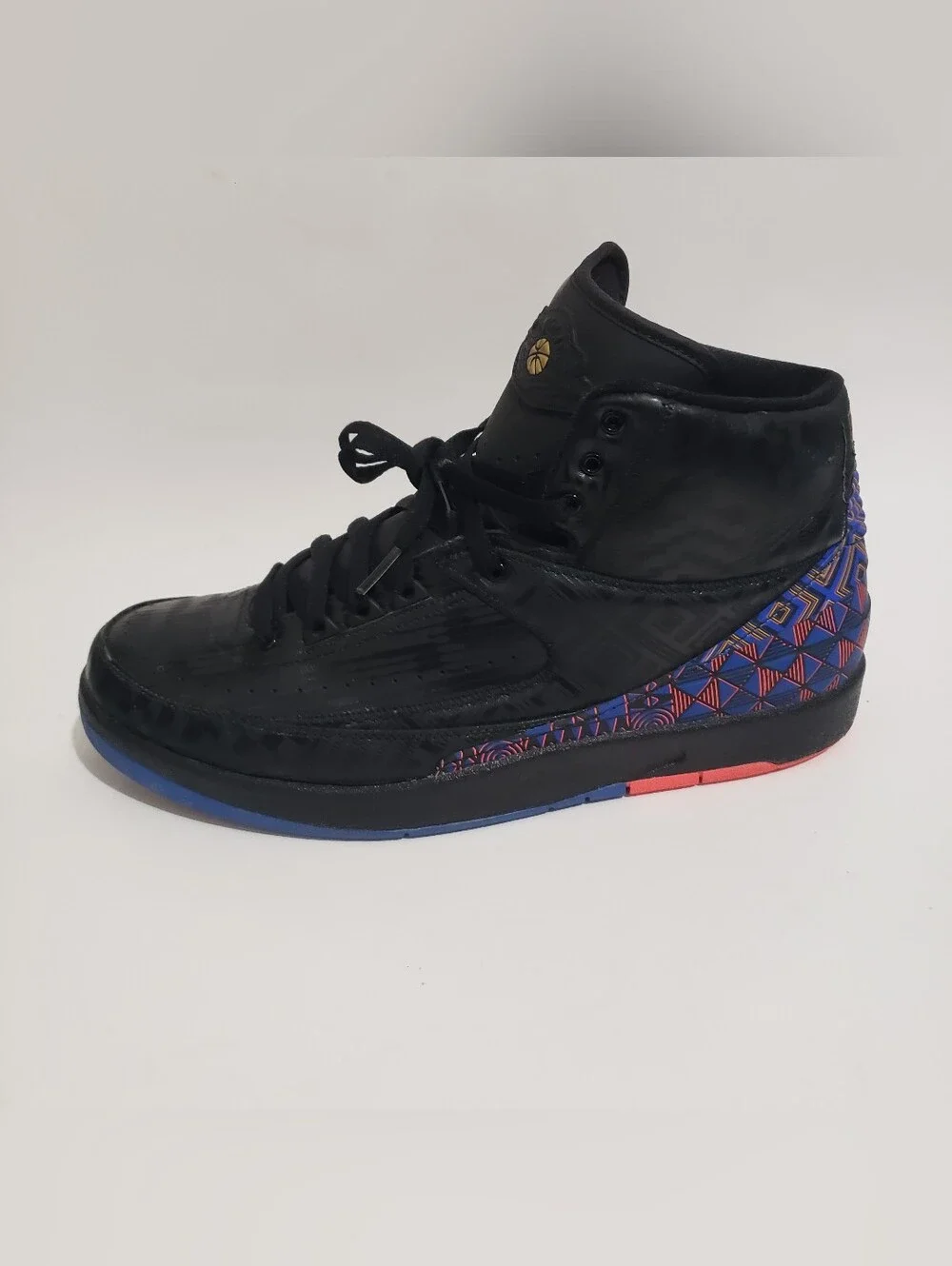 Air Jordan 2 Retro BHM Black History Month 2019 M’s Size 12 BQ7618-007 Well Kept