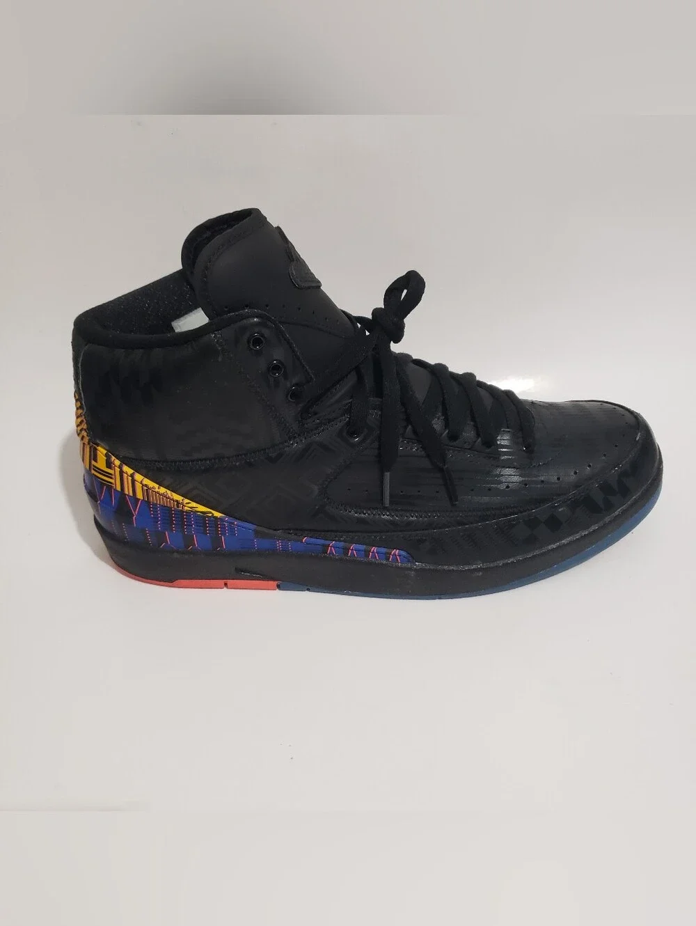 Air Jordan 2 Retro BHM Black History Month 2019 M’s Size 12 BQ7618-007 Well Kept