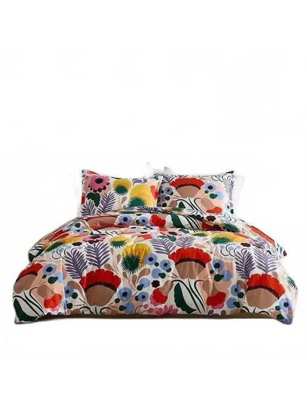 Marimekko Ojakellukka Cotton Percale Duvet Cover Only King Size