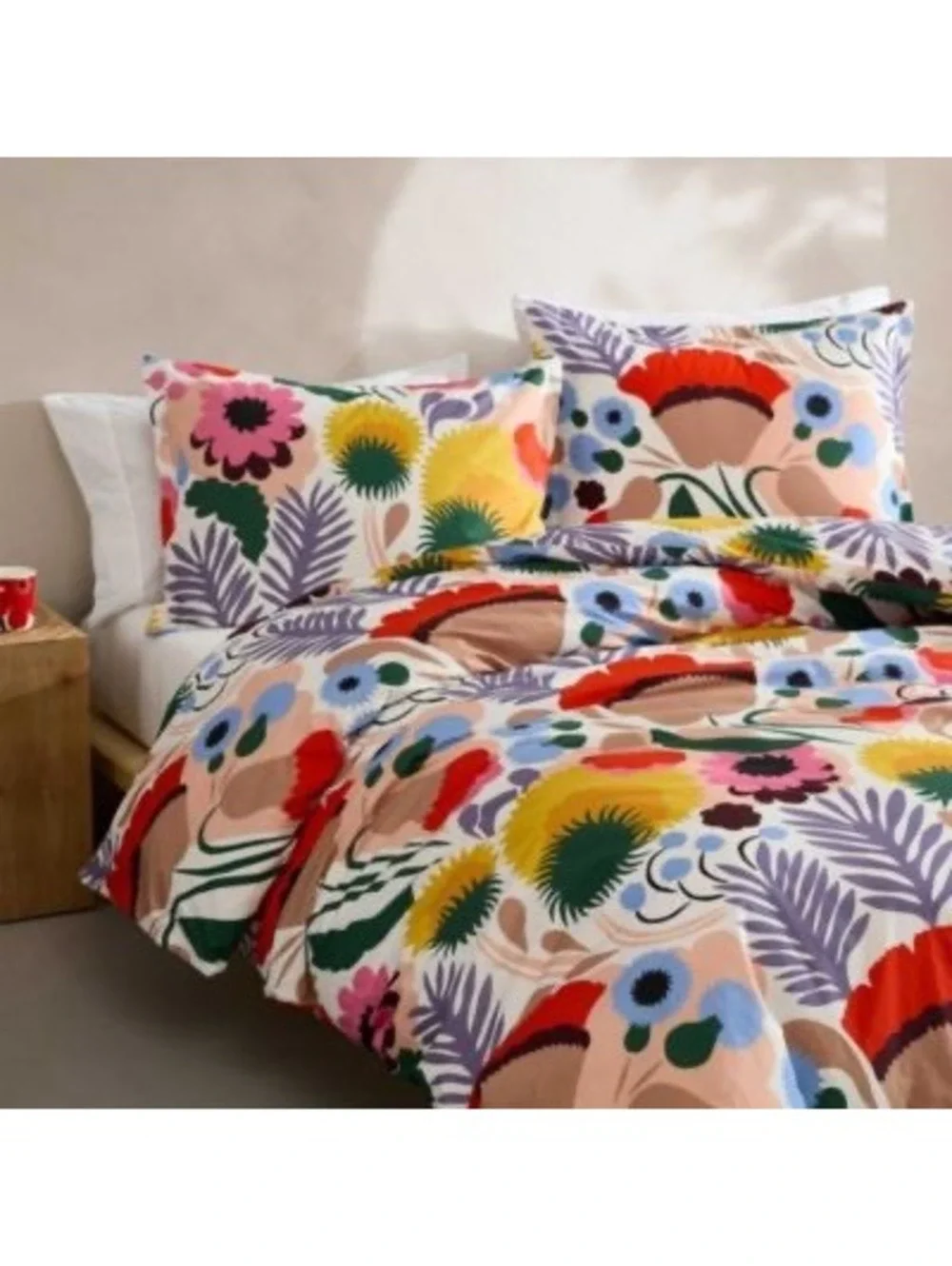 Marimekko Ojakellukka Cotton Percale Duvet Cover Only King Size