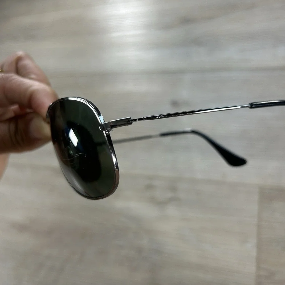 Ray-Ban RB3293 004/9A Polarized Aviator Sunglasses Silver Metal **Frames Only**
