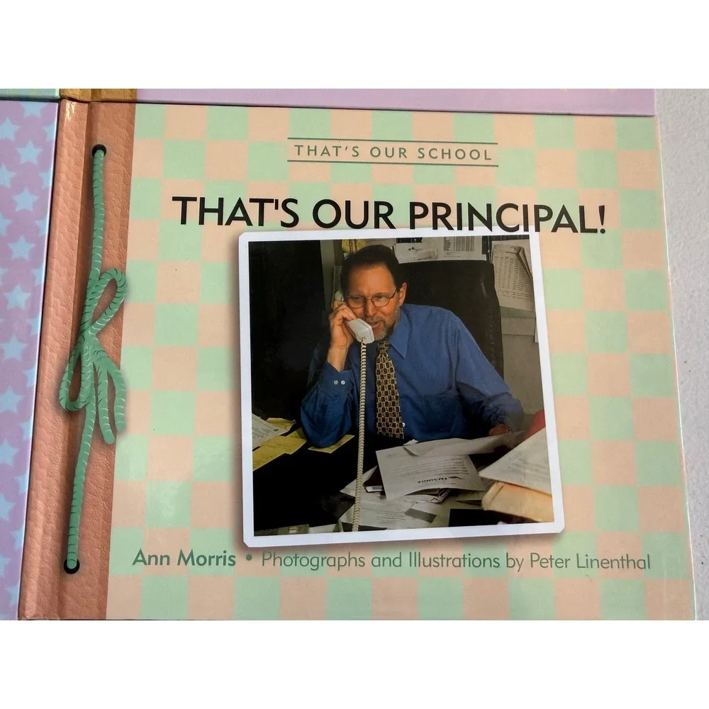 That's Our School Book Set Ann Morris Peter Linenthal Teacher Nurse Librarian 6p