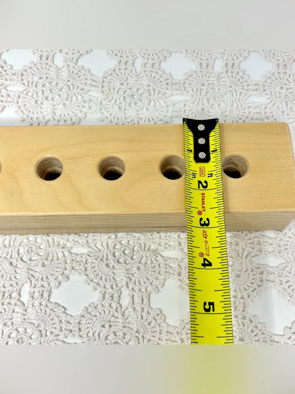 Lovevery Felt Flowers In A Row w/Wood Stand The Helper Play Kit Montessori Toy